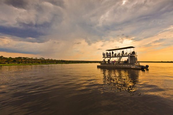 Boat tour Botswana